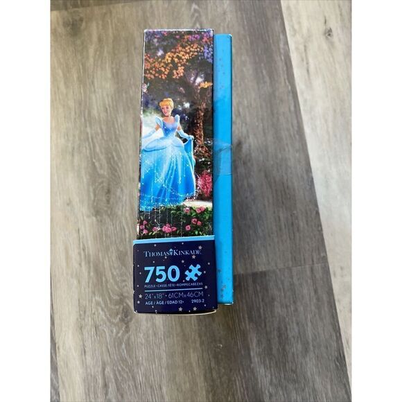 Thomas Kinkade Disney Cinderella Dancing In The Starlight 750 Piece Ceaco Puzzle - Picture 4 of 4